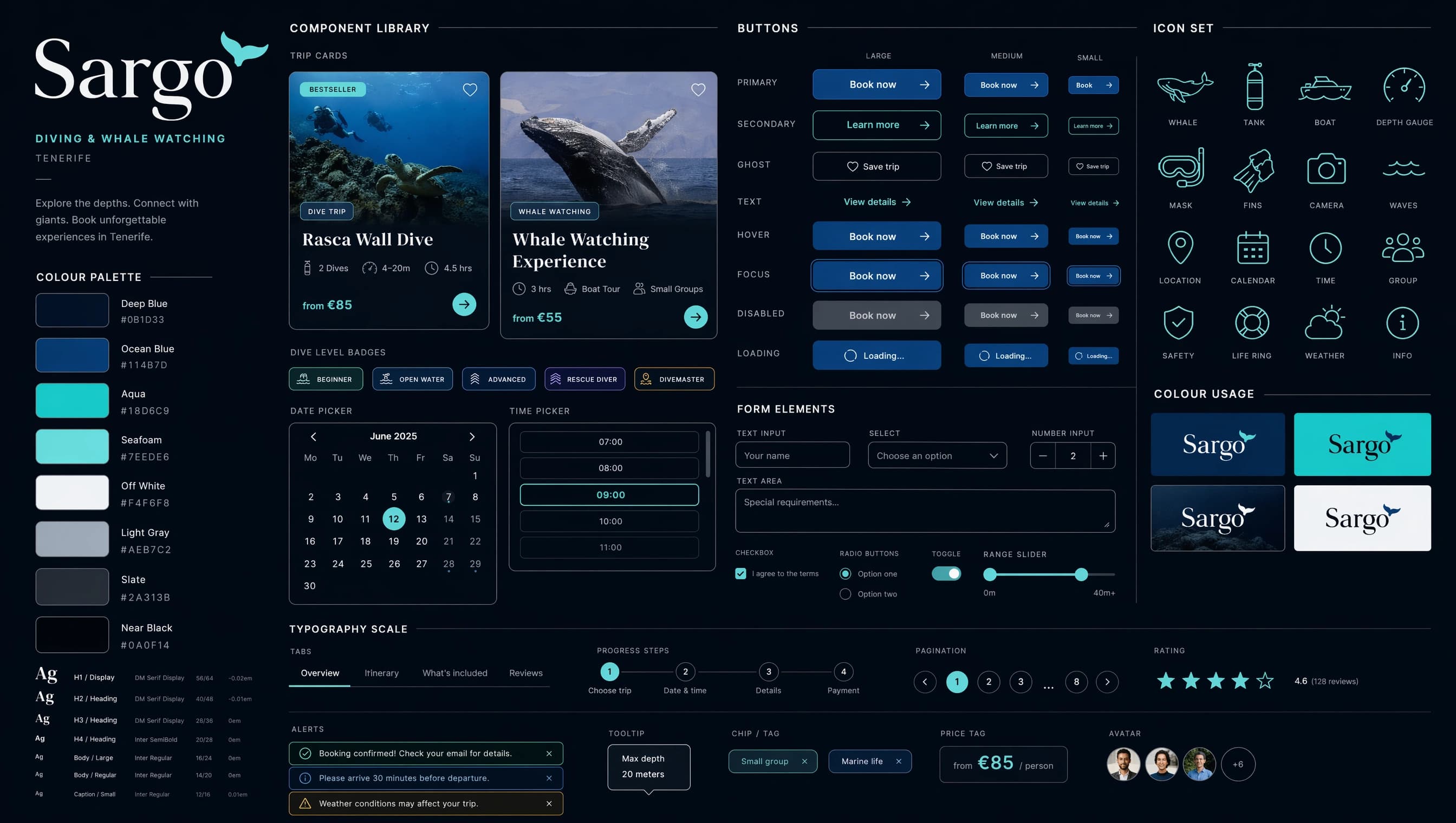 Sargo — Kit de UI
