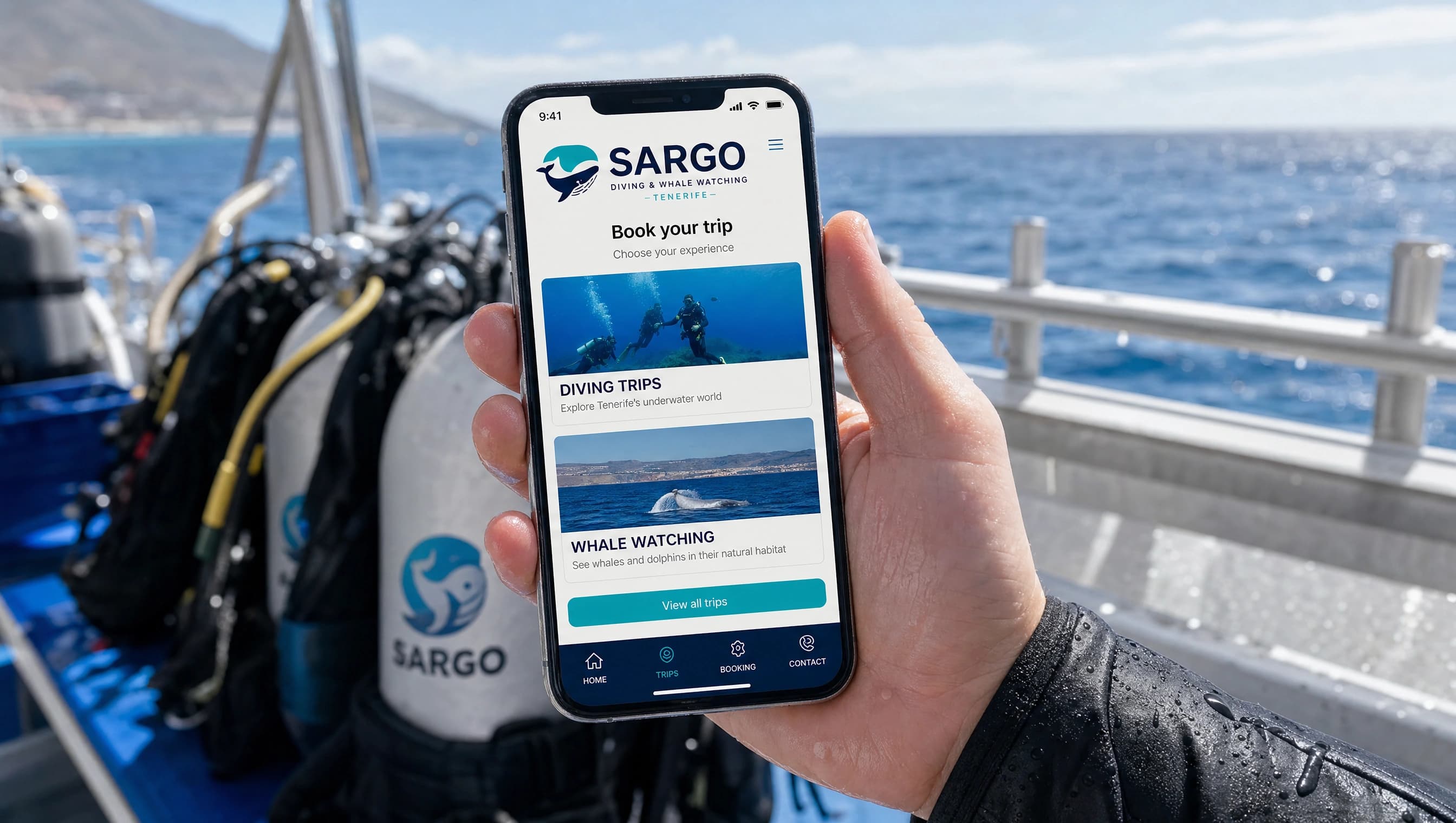 Sargo — A bordo