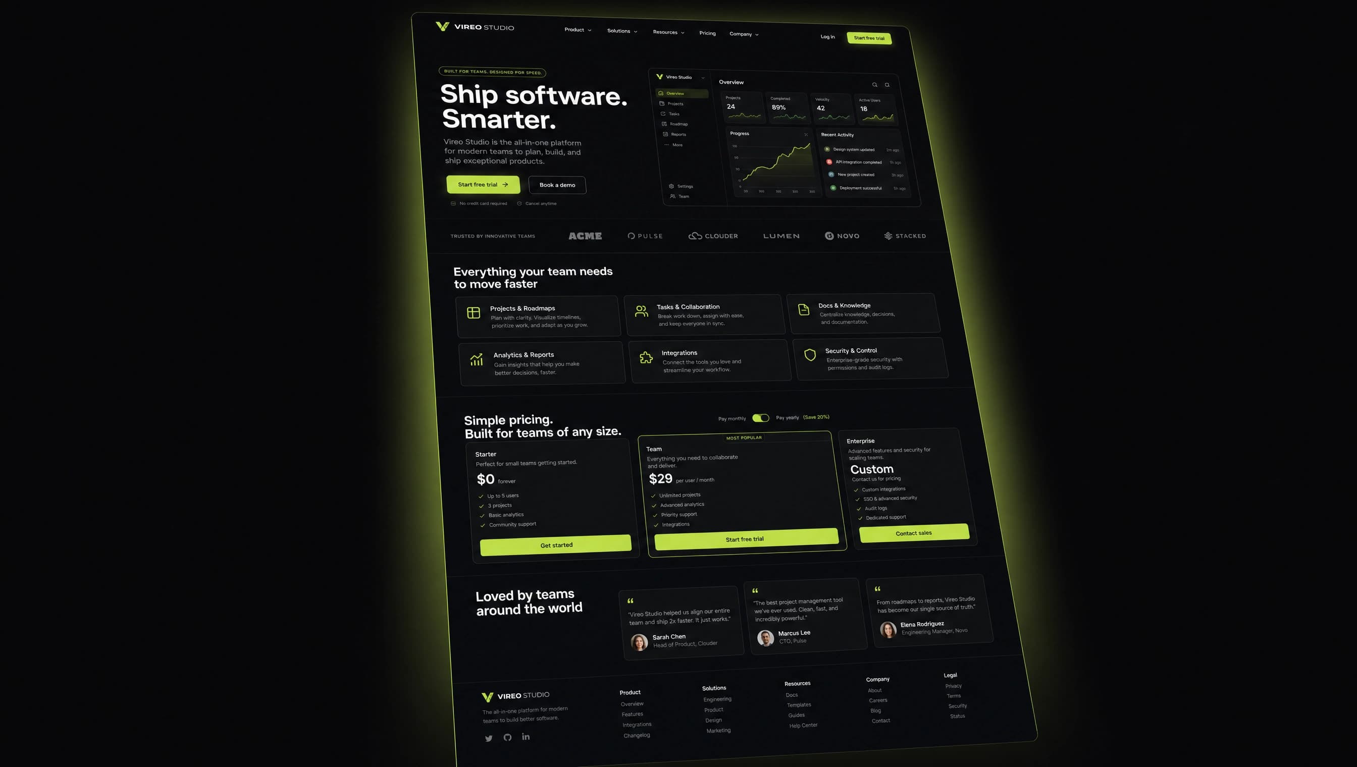 Vireo Studio — The website